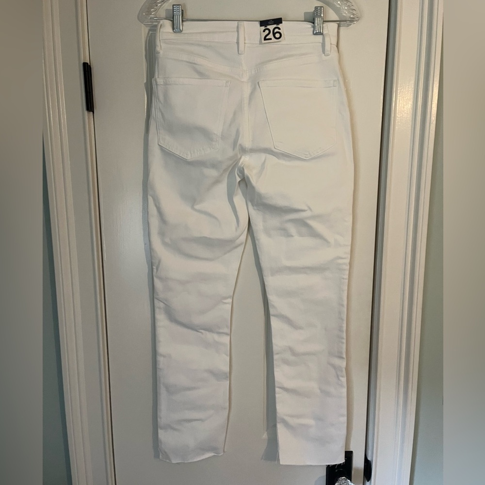 GAP Vintage Slim High Rise White Jeans Size 26 or 2 NWT - Picture 3 of 7